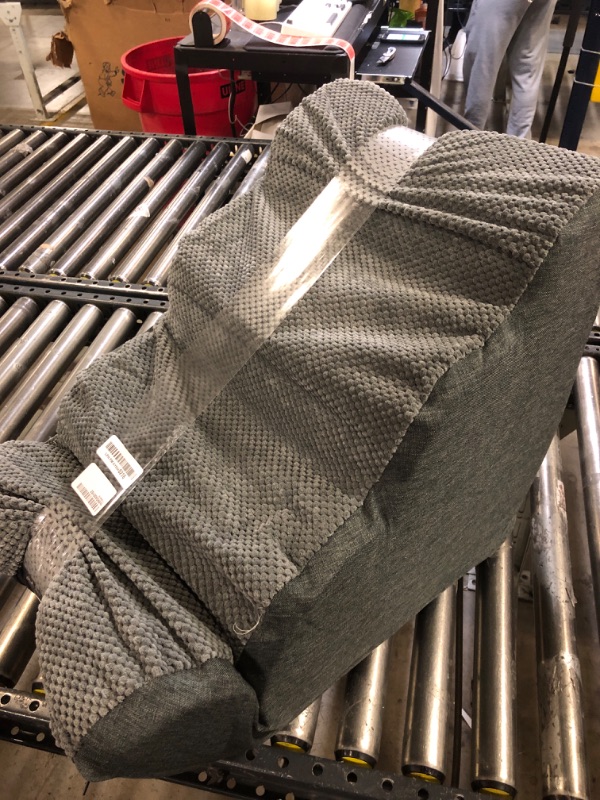 Photo 1 of Dog Stairs, Romrol Dog Steps Ramp for High Bed and Couch, Dog Ramp with Durable Non-Slip Waterproof Fabric Cover, Pet Stairs for Small Dogs and Cats or Pets Joints, 4-Tiers,Grey