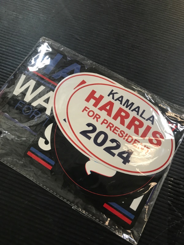 Photo 2 of 10 Packs Kamala Harris for President Bumper Sticker,Harris Walz 2024 Decal Stickers,Kamala Harris Walz Presidential Election Campaign Merchandise for Laptop Window Car We are Not Going Back