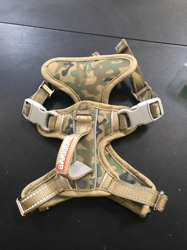Photo 1 of BARKBAY Dog Harness No Pull with ID Tag Pocket - Heavy Duty, Reflective, Easy Control for Large Dogs (Camo,S)