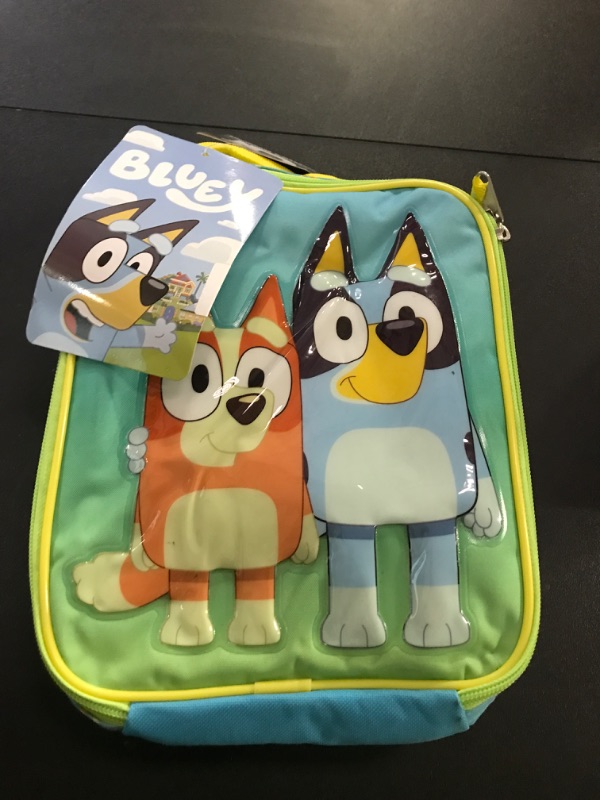 Bluey Kids Lunch Box Bluey And Bingo Raised Character Insulated Lunch ...