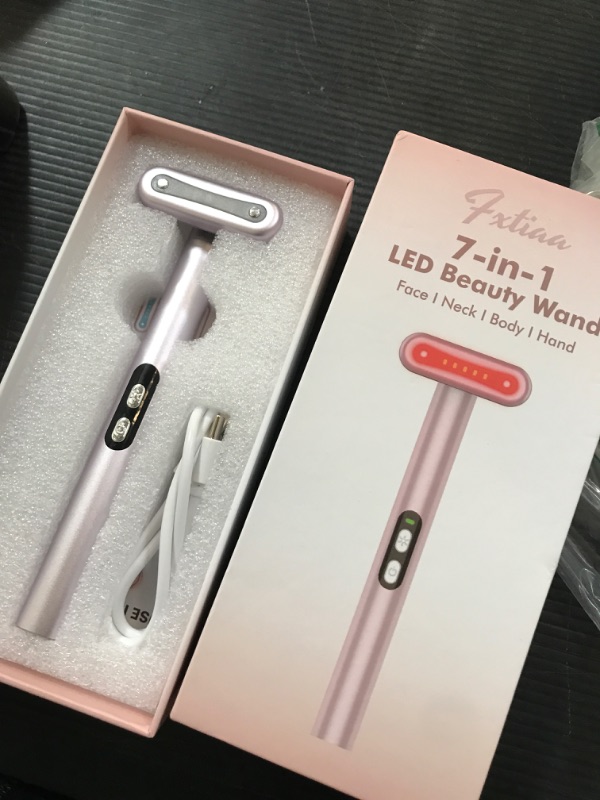 Photo 1 of Red-Light-Therapy-for-Face, 7 in 1 LED Light Therapy Eye Equipment for Skin Care at Home Red Light Therapy Face Massager Skin Rejuvenation Light