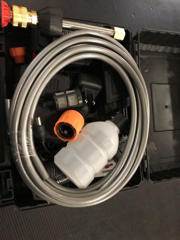 Photo 1 of Topteng Power Blaster Plus Pressure Washer Cordless Portable Electric High Pressure Water Spray Gun and Hose Car Washer Cleaner Tool for Balconies Windows, Exterior Walls, Floors, Fences, Gardens