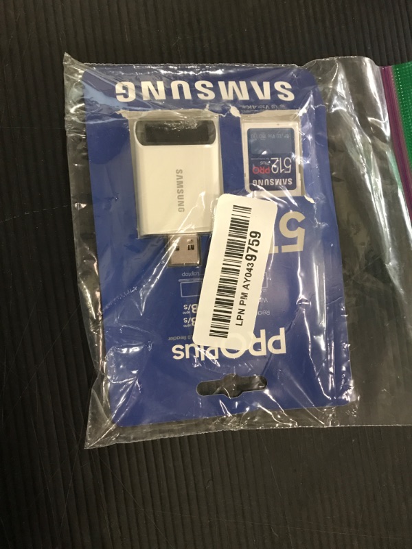 Photo 1 of SAMSUNG PRO Plus Full Size 512GB SDXC Memory Card + Reader, Up to 180 MB/s Reads/Writes, Full HD & 4K UHD, UHS-I, C10, U3, V30 for DSLR, Mirrorless Cameras, PCs, MB-SD512SB/AM, 2023