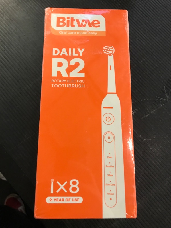 Photo 2 of Bitvae R2 Rotating Electric Toothbrush for Adults with 8 Brush Heads