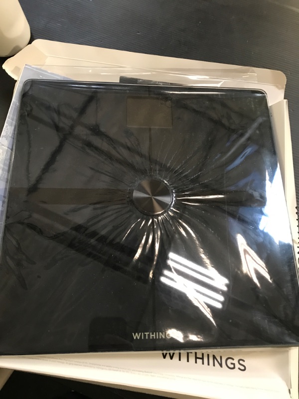 Photo 1 of WITHINGS Body Smart - Accurate Scale for Body Weight and Fat Percentage, Body Composition Wi-Fi and Bluetooth, Baby Weight Smart Scale Apple Compatible, Bathroom Scale,FSA/HSA
