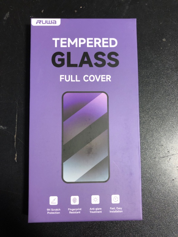 Photo 2 of Screen Protector for iPhone 15 Plus [6.7 Inch] [3-Pack] Tempered Glass Film with Easy Installation Frame