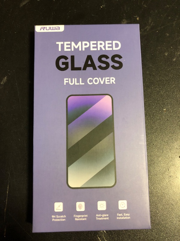 Photo 2 of Screen Protector for iPhone 15 Plus [6.7 Inch] [3-Pack] Tempered Glass Film with Easy Installation Frame