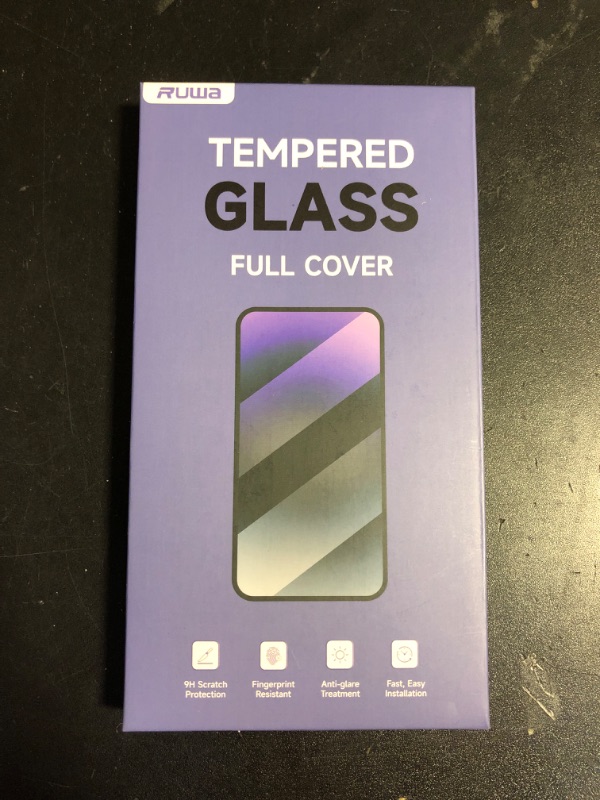 Photo 2 of Screen Protector for iPhone 15 Plus [6.7 Inch] [3-Pack] Tempered Glass Film with Easy Installation Frame