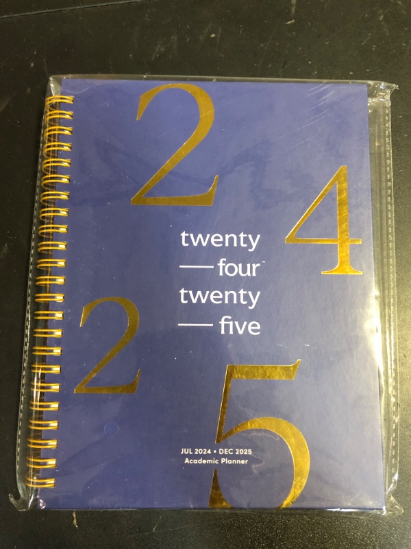 Photo 2 of Riley's Planner 2024-2025 Academic Year, 18-Month School Calendar 2024-2025 Planner Book Hardcover, Monthly and Weekly Student Planner, Notes Pages, Twin-Wire Binding (8 x 6 inch, Blue)