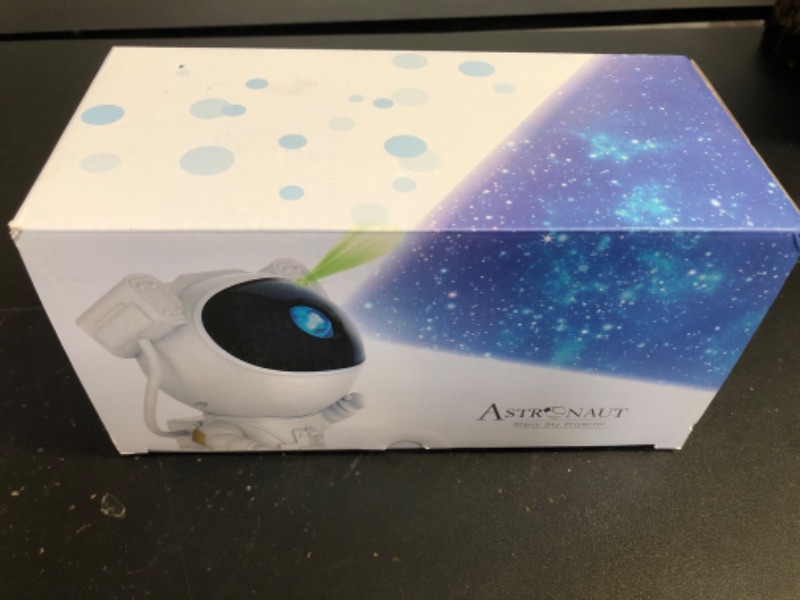 Photo 1 of Kids Astronaut Star Projector Galaxy Light with Timer and Infrared Remote Control, 360° Adjustable Starry Night Light Projector for Baby/Adults/Bedroom/Party/Home Decor/Game Room Decor