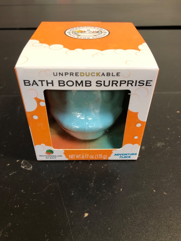 Photo 2 of Unpreduckable Bath Bomb Surprise, Duck Shaped Bath Bombs with Surprise Rubber Duck Inside, Kids Bath Bomb with Toy Inside (Adventure, 1 Count)