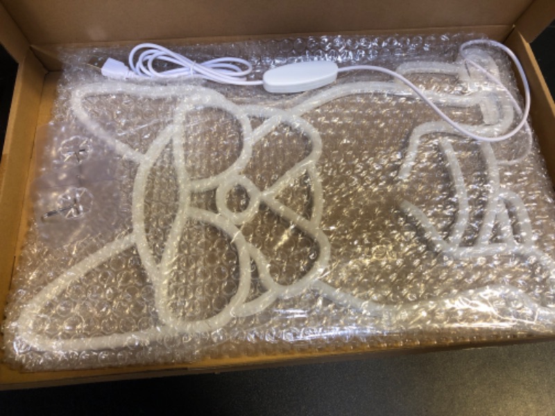 Photo 1 of LED Cat Neon Sign USB Powered, Cat Night Light Wall Decor for Bedroom, Living Room, Birthday Gift for Cat Lovers (French Bulldog-W)