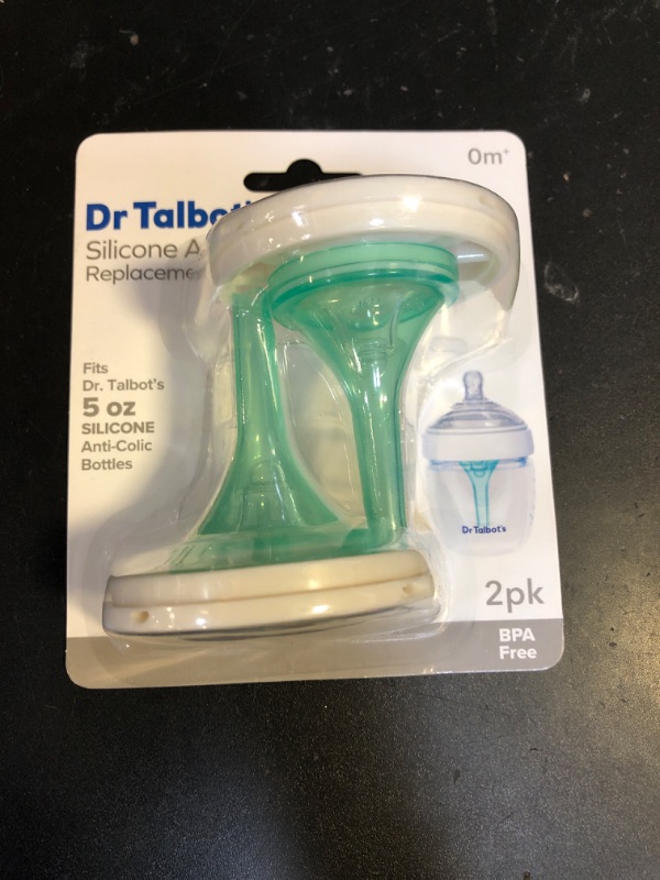 Photo 2 of Dr. Talbot's Silicone Anti-Colic Bottle Replacement Valves - 5 oz Anti Colic Baby Bottle - Feeding Supplies for Newborn - (2-Pack) Replacement Venting System