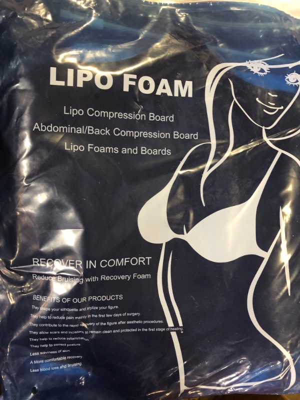 Photo 2 of 3 Pack Lipo Foam Board Ab Board Post Surgery Liposuction Abdominal Flattening Compression Board BBL Lumbar Molder Backboard For Liposuction