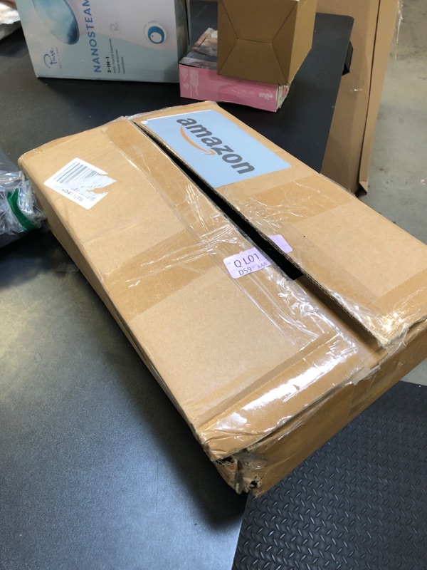 Photo 1 of Dual Monitor Stand Riser w/ Drawer & Metal Leg, Large Computer Monitor Riser w/ Storage For 2 Monitors, Desk Shelf For Monitor w/ Adjustable Length & Angle, Desktop Organizer For Laptop/TV/Printer