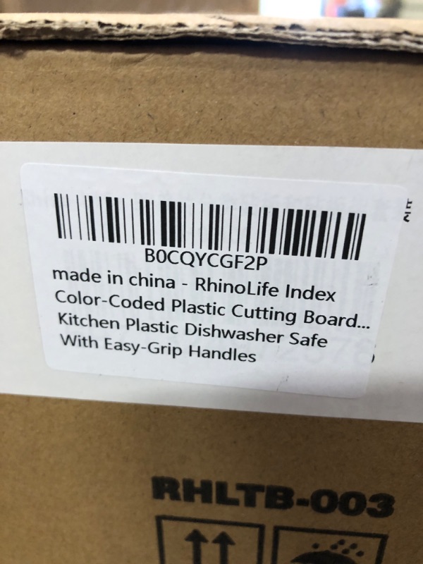 Photo 1 of Index Color-Coded Plastic Cutting Boards With Holder Set 4pcs Standing Kitchen Dishwasher Safe Corner Chopping Board Set Storage Coloured Gift packed Preventing Cross-contamination Food