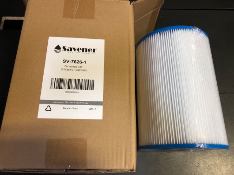 Photo 2 of Savener Spa Filter Replacement for CX250RE, Star-Clear C250, PA25-4, PA25-4/M4, Unicel C-7626, FC-1230, 25 sq. ft, 1 Pack