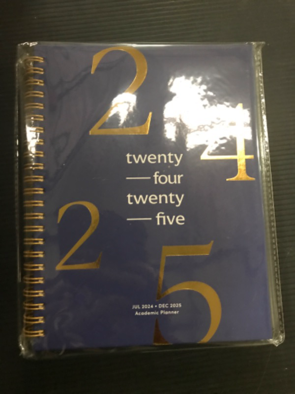 Photo 2 of Riley's Planner 2024-2025 Academic Year, 18-Month School Calendar 2024-2025 Planner Book Hardcover, Monthly and Weekly Student Planner, Notes Pages, Twin-Wire Binding (8 x 6 inch, Blue)