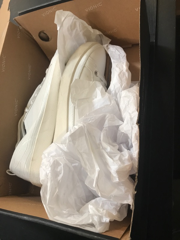 Photo 1 of Vionic Women's Essence Winny Casual Sneakers- Supportive Walking Shoes That Includes VIO Motion VIO Motion Technology, White Leather 9.5 Medium