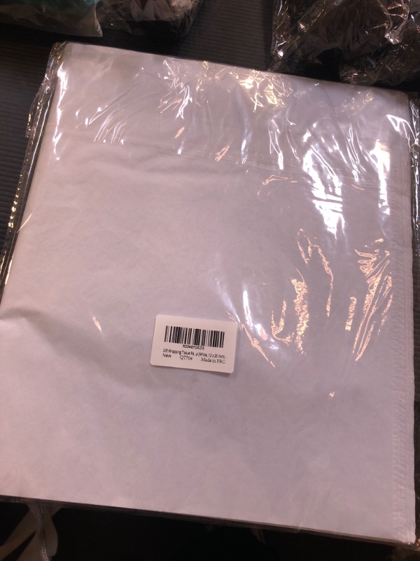 Photo 1 of Hlonon 100 Sheets White Tissue Paper 12 x 20 Inches Recyclable White Wrapping Paper Bulk for DIY Crafts Birthday Baby Shower Christmas Gift Wrapping Crafts Decor