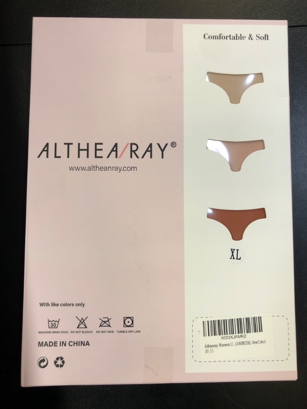 Photo 2 of Altheanray Womens Underwear Bikini Silky Seamless Underwear for Women Panties Cheeky Invisible Hipster No Show Soft Stretch V Cut Women's Underwear,Pack of 6,XL(AWB833XL-NewColor)