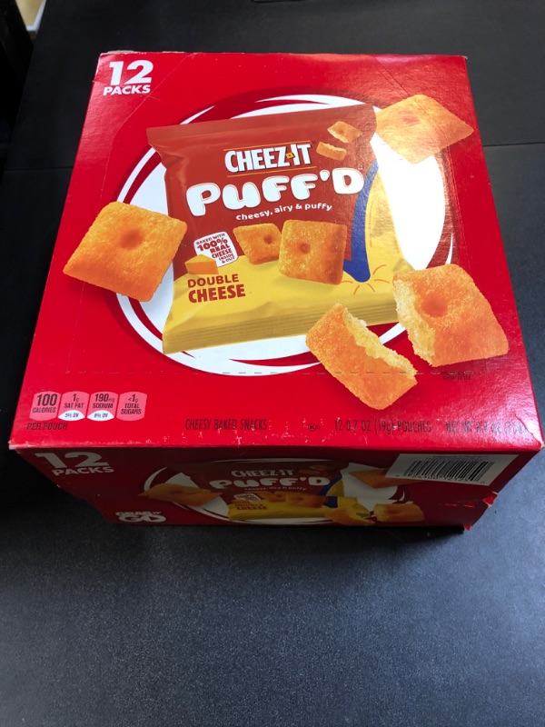 Photo 3 of Cheez-It Puff'd Double Cheese - 8.4oz/12ct (BB 28DEC24)