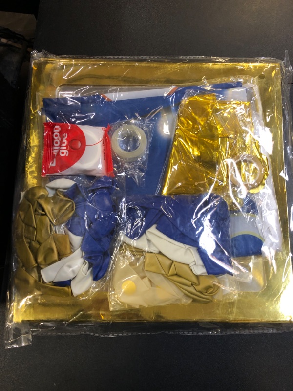 Photo 1 of KatchOn, Blue and Gold Graduation Decorations Class of 2024 - Huge, Pack of 76 | Congrats Grad Banner and Graduation Balloon Boxes | 2024 Graduation Balloons for 2024 Graduation Party Decorations