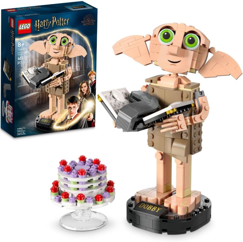 Photo 1 of ***FACTORY SEALED***LEGO Harry Potter Dobby The House-Elf Building Toy Set, Build and Display Model of a Beloved Character from The Harry Potter Franchise, for 8 Year Old Boys' and Girls' Birthday, 76421