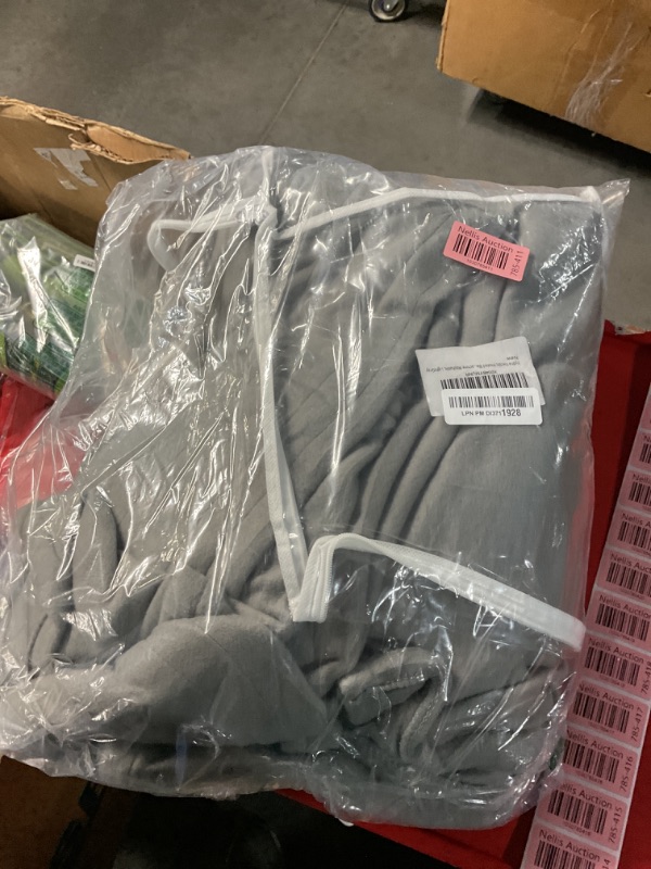 Photo 1 of (BAGGED) (MISSING POWER CORD) Eydna Electric Heated Blanket Full Size 72"x84", Soft Fleece with 10 Hours Auto-Off & 4 Heating Levels, Overheating Protection, Machine Washable, LightGray