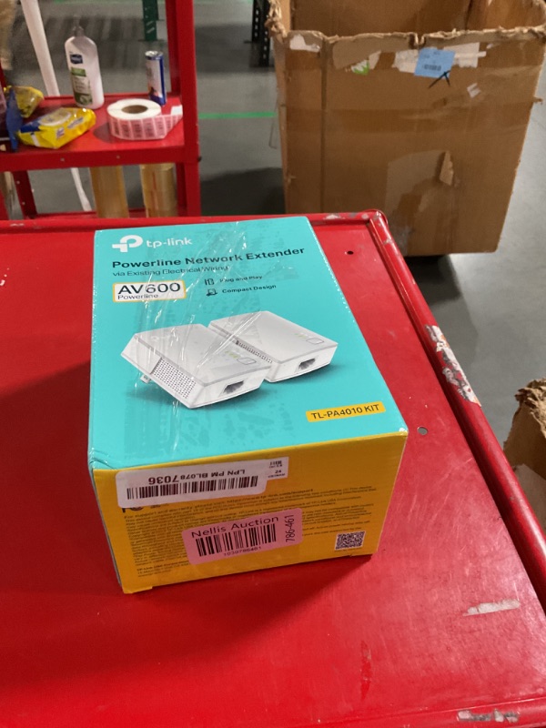 Photo 1 of TP-Link AV600 Powerline Ethernet Adapter - Plug&Play, Power Saving, Nano Powerline Adapter, Expand Home Network with Stable Connections (TL-PA4010 KIT)