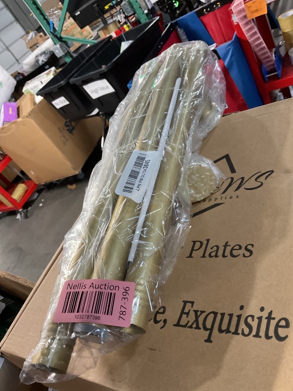 Photo 1 of Briofox gold Curtain Rods for Windows 66 To 120 Inch, 1 Inch Heavy Duty Adjustable Curtain Rod With Modern Decorative End Cap Finials WIth Brackets?NOT TENSION ROD?