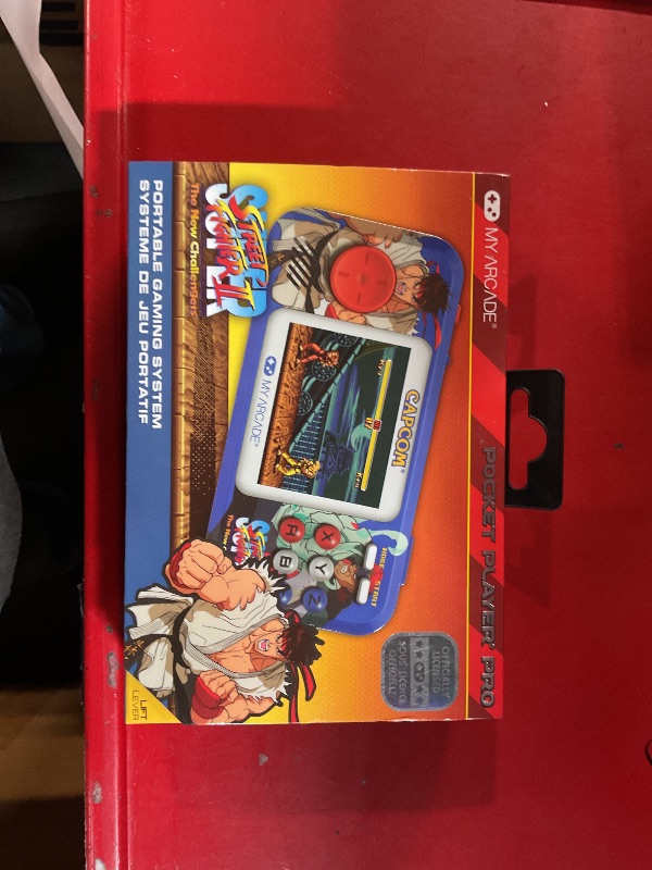 Photo 1 of My Arcade Street Fighter II Pocket Player Pro: Capcom Officially Licensed Handheld Game Console, 2 Games in 1, 2.75" Color Screen