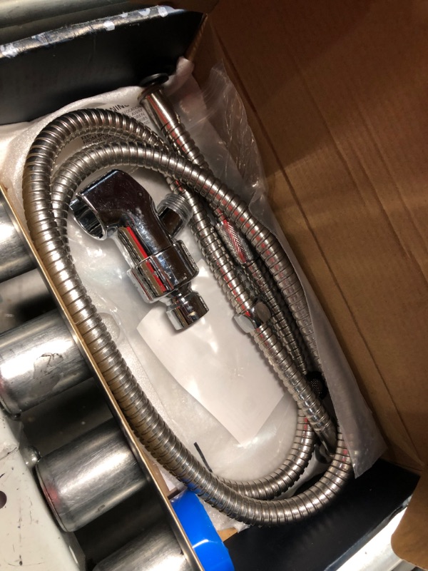 Photo 4 of ***HEAVILY USED AND DIRTY - SEE PICTURES***
FEELSO Filtered Shower Head with Handheld, High Pressure 3 Spray Mode Showerhead with 60" Hose, Bracket and 15 Stage Water Softener Filters for Hard Water Remove Chlorine and Harmful Substance