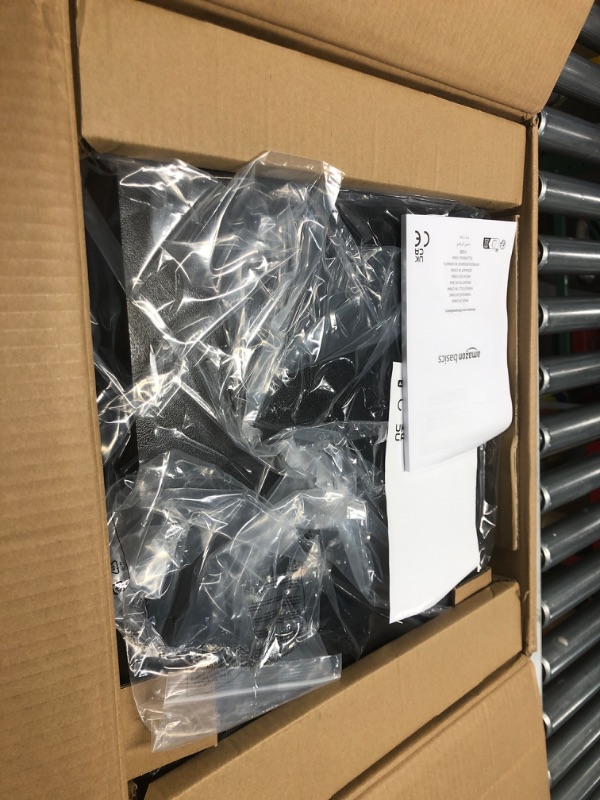 Photo 1 of Amazon Basics Steel Security Safe with Programmable Electronic Keypad Lock - Secure Cash, Jewelry, ID Documents, 0.7 Cubic Feet, Black, 16.93''W x 14.57''D x 7.09''H