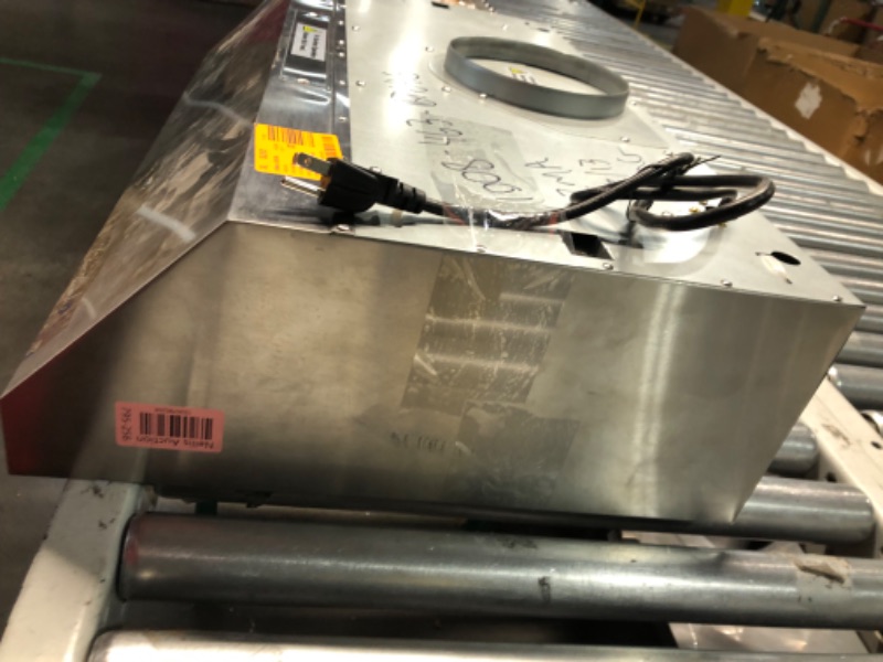 Photo 2 of ***NONREFUNDABLE - MAJOR DAMAGE - SEE COMMENTS***
VISSANI Sarela 30 in. W x 7 in. H 500CFM Convertible Under Cabinet Range Hood in Stainless Steel with LED Lights and Filter