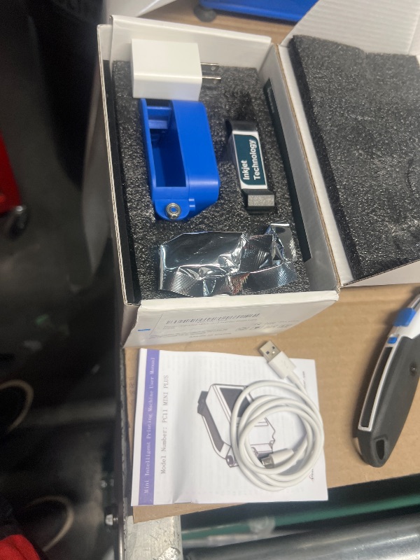 Photo 1 of Phezer Upgraded Mini Inkjet Printer for Flat and Curved Surface PC11 Plus, 25 Languages & Quick-Drying Ink Cartridge, Portable Pocket Marking Device for Date Time Barcode Logo Qrcode Batch Number