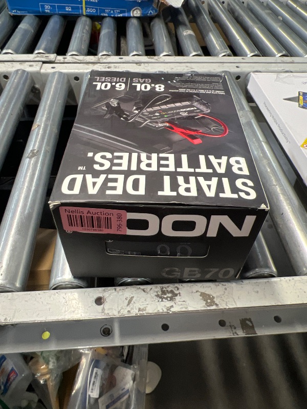 Photo 1 of NOCO Boost HD GB70 2000A UltraSafe Car Battery Jump Starter, 12V Battery Booster Pack, Jump Box, Portable Charger and Jumper Cables for 8.0L Gasoline and 6.0L Diesel Engines