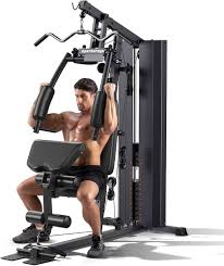 Photo 1 of **SEE NOTES // PARTIAL SET** Sportsroyals Home Gym, Multifunctional Home Gym Equipment, Workout Station with 154LBS Weight Stack, Exercise Equipment for Full Body Traning with Pulley System