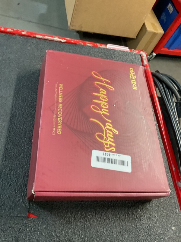 Photo 1 of CRAZYTECH Upgraded Red Light Therapy Knee Brace - Knee Massager with 4 Vibration Areas, 660nm&850nm, Wireless Controller, Near Infrared Red Light Therapy Heated Device for Knee Elbow Shoulder Pain