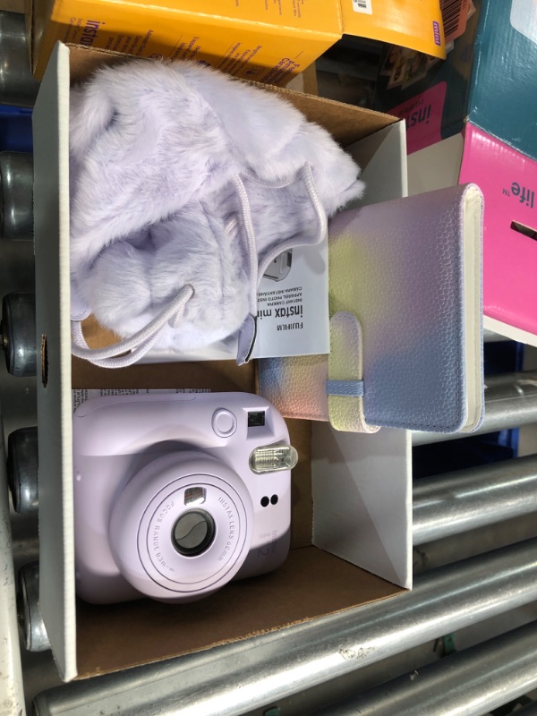 Photo 3 of ***(MISSING WRIST BAND AND FILM)***
Fujifilm INSTAX Mini 12 Purple Holiday Bundle 2024