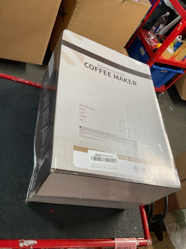 Photo 1 of SHARDOR Coffee Maker Programmable, Drip Coffee Machine with Timer, 10-Cup Coffee Pot with Auto Shut-Off, Home & Office, Glass Carafe & Reusable Filter, Stainless Steel