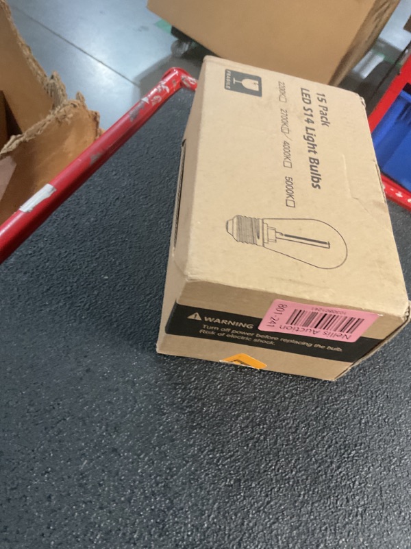 Photo 1 of Mlambert LED String Light Bulbs,Shatterproof Outdoor String S14 Replacement Light Bulb,Waterproof 1W LED Edison Bulb Equal to 11W,Warm White,Not Solar