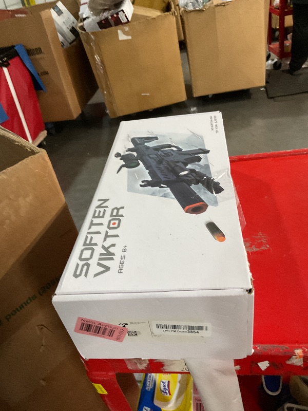 Photo 1 of Sofiten Toy  Automatic Sniper Rifle with Tactical Vest Kit, Scope. Toy Foam Blaster Dart Toys with 120 Darts, IR and Flashlight. The Shooting Activity Game for Kids Age 8+