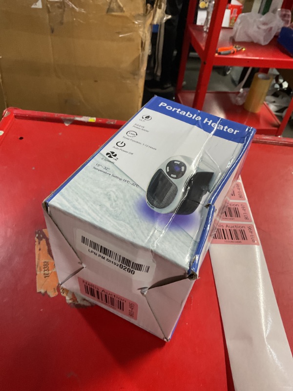 Photo 1 of Alpha Heaters for Indoor Use Small Plug In Heater Alpha Heater Portable Heater Electric Space Heater Indoor with LED Display Energy Efficient 500W Wall Outlet Heater Adjustable Thermostat, Timer, Safe