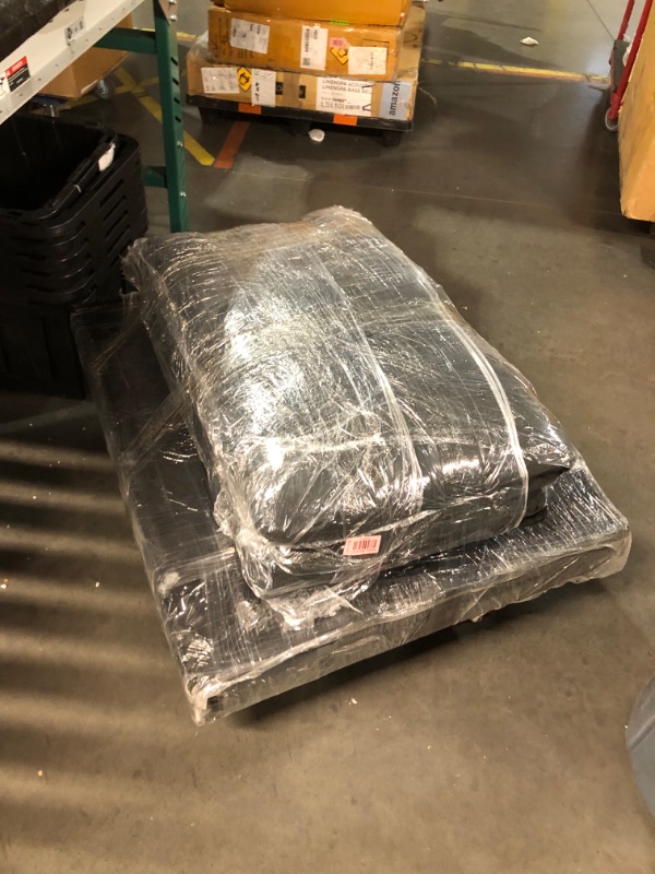 Photo 2 of ***USED - MISSING LEGS AND HARDWARE - SEE PICTURES - UNABLE TO VERIFY FUNCTIONALITY***
Convertible Futon Sofa Bed, 68" Memory Foam Detachable Futon Sofa Couch,Adjustable Backrest,Linen Fabric Folding Small Loveseat Sleeper for for Living Room,RV,Office,Ap