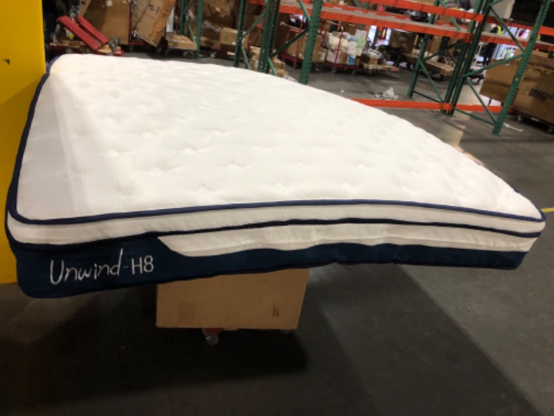 Photo 4 of ***USED - DIRTY - NO PACKAGING - SEE PICTURES***
King Mattress, 10 Inch Hybrid Mattress King in a Box with Pocket Springs & Comfort Foam, Medium Firm Mattress for Pressure Relief, Motion Isolation, Strong Edge Support, CertiPUR-US Certified, 80"L x 76"W x