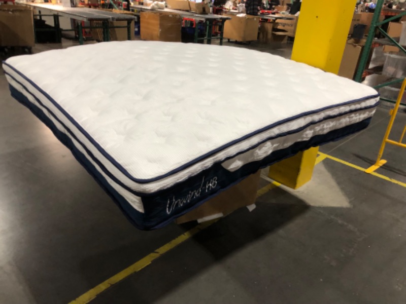 Photo 2 of ***USED - DIRTY - NO PACKAGING - SEE PICTURES***
King Mattress, 10 Inch Hybrid Mattress King in a Box with Pocket Springs & Comfort Foam, Medium Firm Mattress for Pressure Relief, Motion Isolation, Strong Edge Support, CertiPUR-US Certified, 80"L x 76"W x