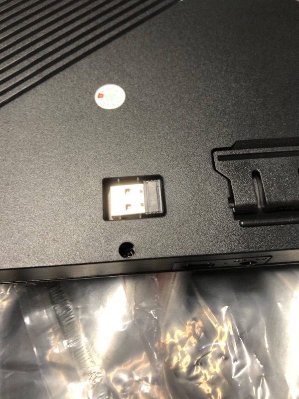 Photo 1 of ***USED - UNABLE TO TEST***
KLIM Chroma Wireless Gaming Keyboard RGB - Backlit Wireless Keyboard - Long-Lasting Rechargeable Battery - Quiet Water Resistant Ergonomic Keyboard - Teclado Gamer - PC PS5 PS4 Xbox One Mac - Black