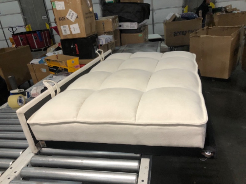 Photo 1 of ***TRUCK/TRAILER PICKUP ONLY - SEE COMMENTS***
Skepphlay 3 in 1 Sleeper Sofa Bed, Pull Out Couch with Side Table, 65'' Convertible Loveseat with Adjustable Backrest, Chaise Lounge with USB and Type-C Ports for Living Room Office, White