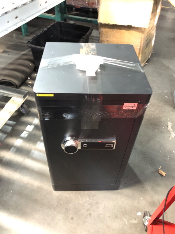 Photo 2 of ***DAMAGED - DENTED - NO PACKAGING - SEE PICTURES***
Tenamic Fireproof Fingerprint Safe Box 3.02 Cuft with Separate Lock Box and Hidden Bottom Compartment, Touch Screen Keypad Security Box with Induction Light and Leather Key Card Pouch